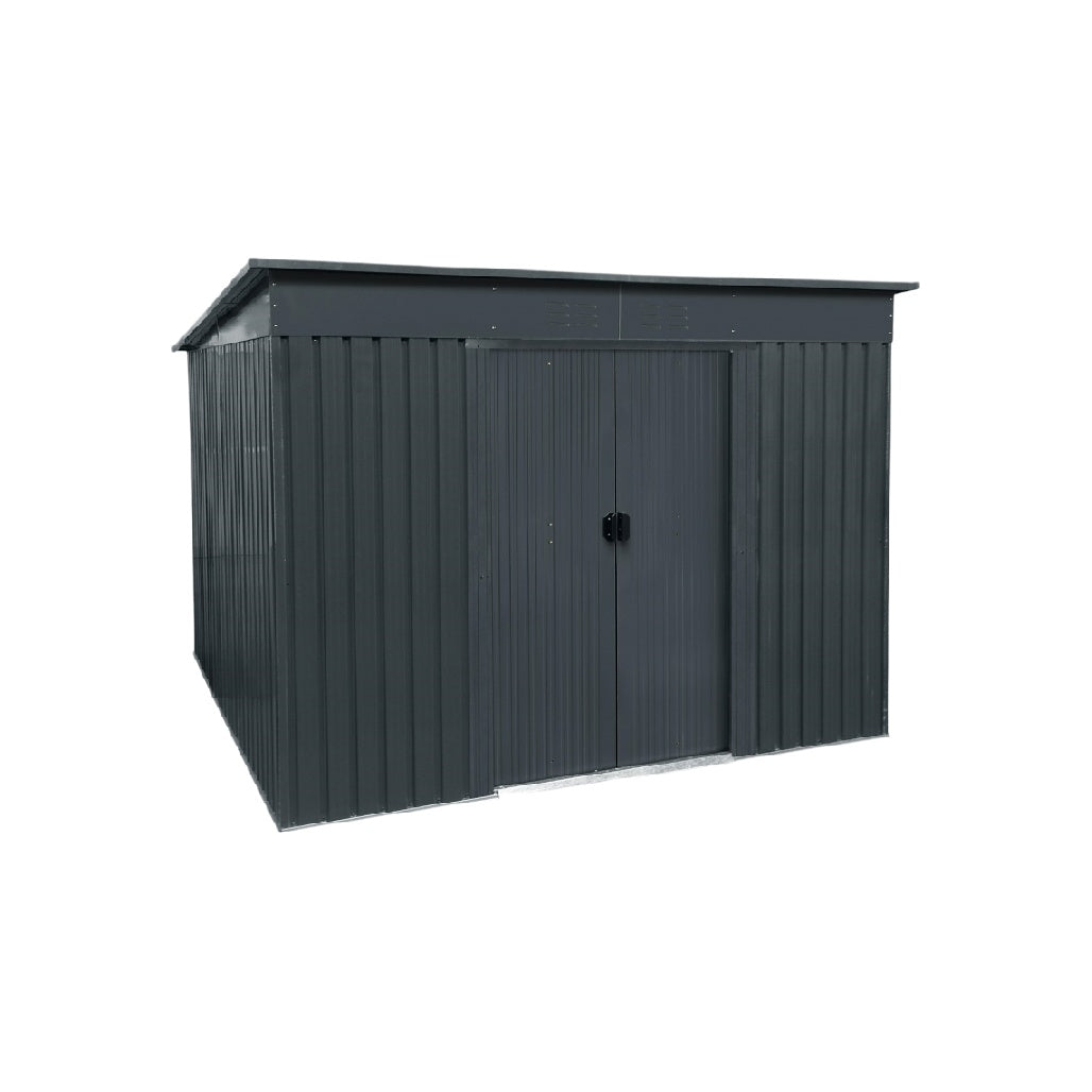 Abri de jardin en métal pour rangement extérieur - 182 x 134 x 157