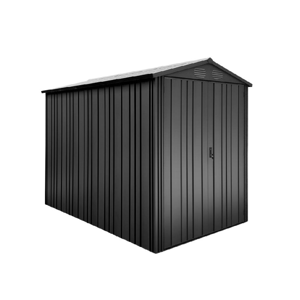 Abri de jardin en métal pour rangement extérieur - 200 x 100 x 150