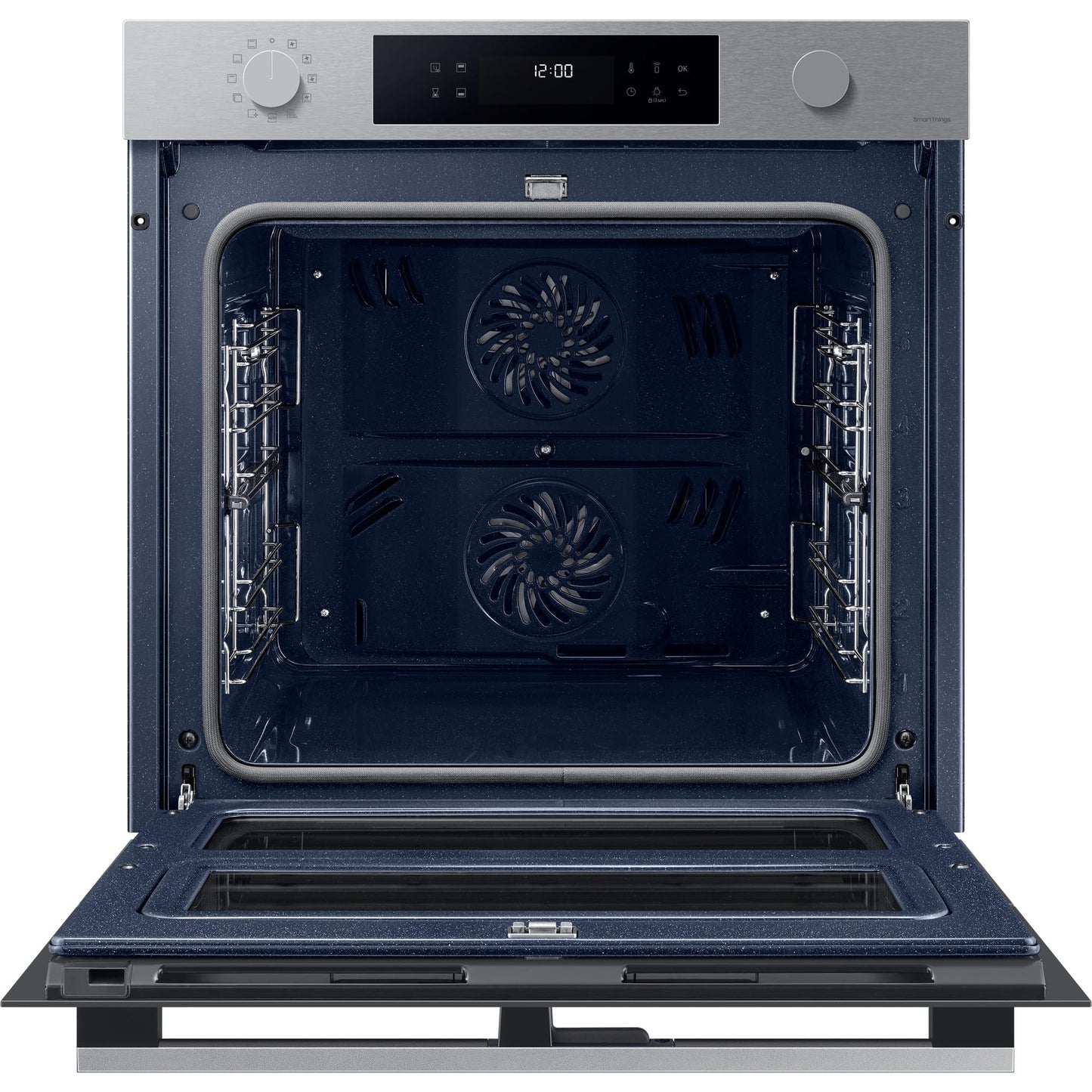 SAMSUNG Four encastrable pyrolyse NV7B45305AS dual cook flex,76 litres, wifi