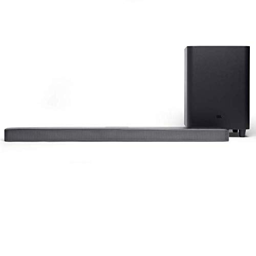 JBL 5.1 ÔøΩ Barre de son avec caisson de basses et hauts-parleurs sans fil ÔøΩ Connection 4K par arc HDMI ou cÔøΩble optique ÔøΩ Bluetooth 4.2 ÔøΩ Couleur : Noir