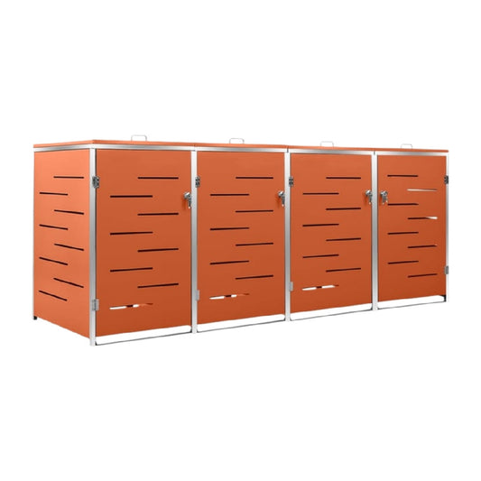 Casiers de rangement pour extérieur en métal - 200 x 50 x 70