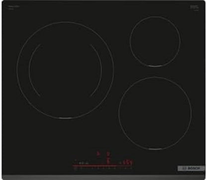 Bosch PIJ631HB1E, Plaque de cuisson induction, Série 6, 3 foyers, 60 cm, Noir