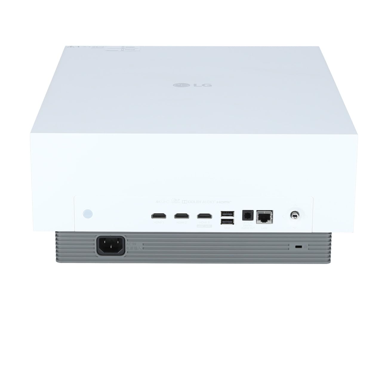 LG CineBeam Vidéoprojecteur Laser HU810PW Home Cinema 2700 Lumen, 4K UHD 2160p, Projection Entre 40"~300", LG Smart webOS 5.0, Bluetooth Audio, AirPla