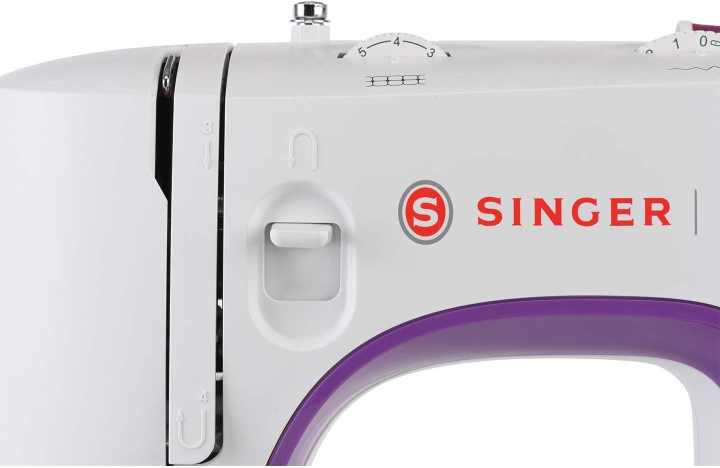Singer M3505 Machine à Coudre Professionnelle avec 34 Points, Utilitaires, élastiques, décoratifs, Coud Tous Les Tissus, Facile pour Débutants, Coutur