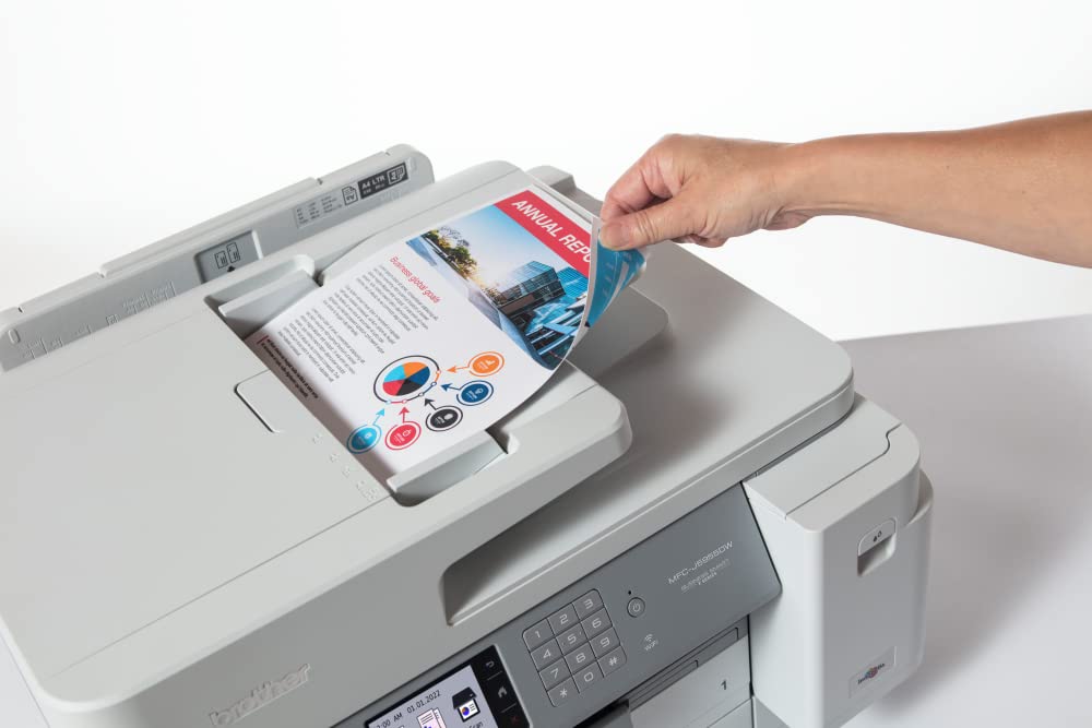 Brother MFC-J5955DW | Imprimante Multifonction 4 en 1| Jet d'Encre Couleur | Impression A4/A3 | NFC | Ethernet & Wi-Fi | Vitesse d’impression jusqu’à 30 ipm