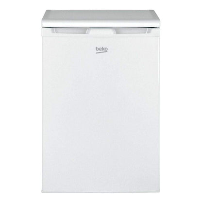 Beko TSE1284N Réfrigérateur table top - Volume total 114L : 101L (Réfrigération) + 13L (Congélation), Compartiment congélation 4 étoiles, MinFrost, Charnière de porte réversible, blanc