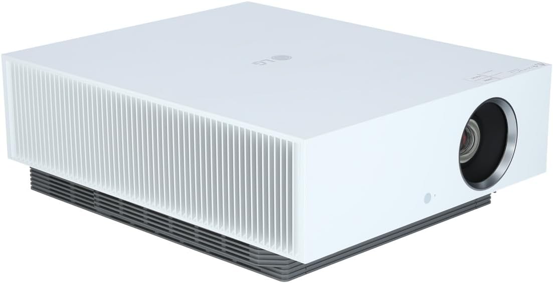 LG CineBeam Vidéoprojecteur Laser HU810PW Home Cinema 2700 Lumen, 4K UHD 2160p, Projection Entre 40"~300", LG Smart webOS 5.0, Bluetooth Audio, AirPla