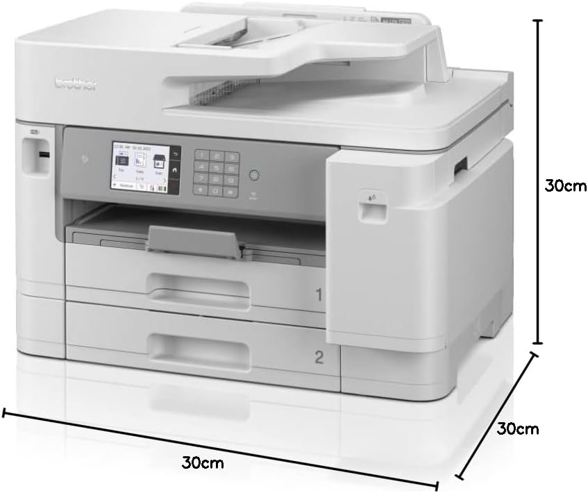 Brother MFC-J5955DW | Imprimante Multifonction 4 en 1| Jet d'Encre Couleur | Impression A4/A3 | NFC | Ethernet & Wi-Fi | Vitesse d’impression jusqu’à 30 ipm