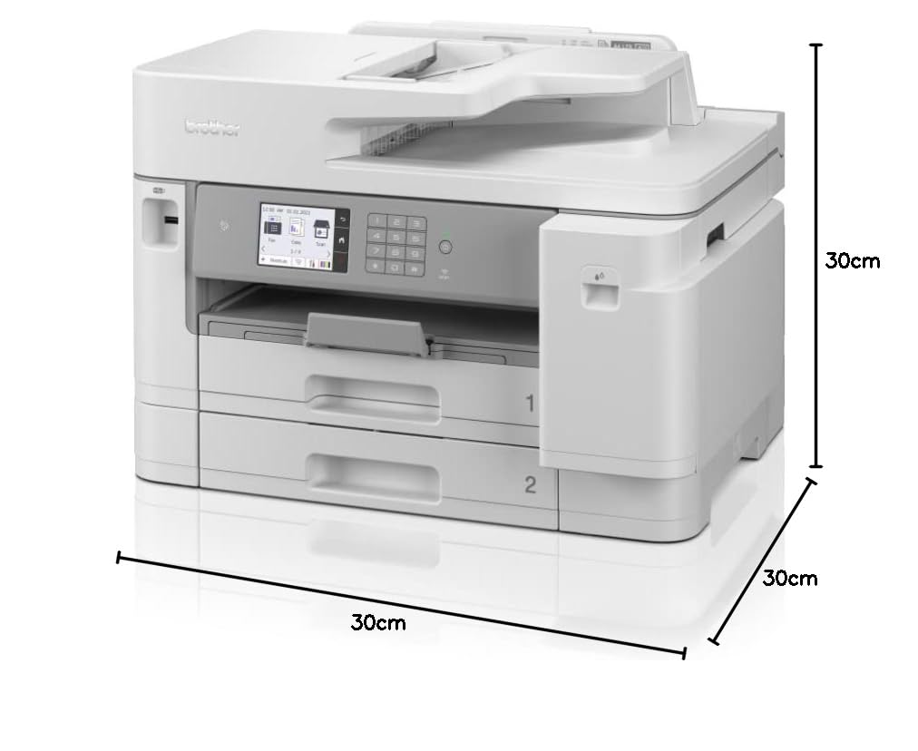 Brother MFC-J5955DW | Imprimante Multifonction 4 en 1| Jet d'Encre Couleur | Impression A4/A3 | NFC | Ethernet & Wi-Fi | Vitesse d’impression jusqu’à 30 ipm