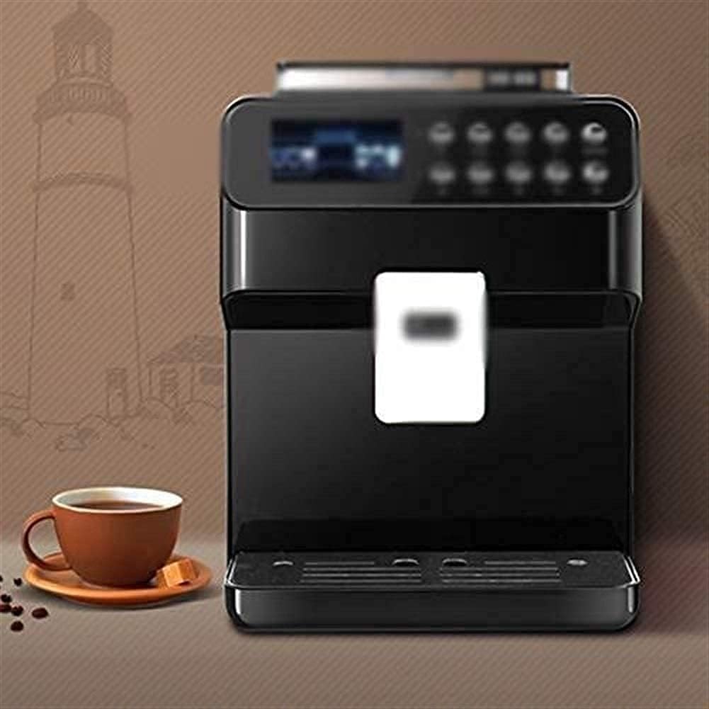 Machine à Café Espresso Machine, Machine à Café Entièrement Automatique Pompe à Mousse de Lait Automatique à un Bouton Machine à Café 270Mm Intéressant, HUANGHAIQIU
