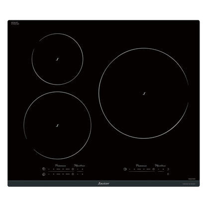 Sauter - SPI9544B - Plaque Induction - Table de Cuisson Encastrable - Noir - 3 Foyers - 7400W - Dimensions Encastrement : 56x49cm - Grand Foyer 28 cm - Fabriqué en France