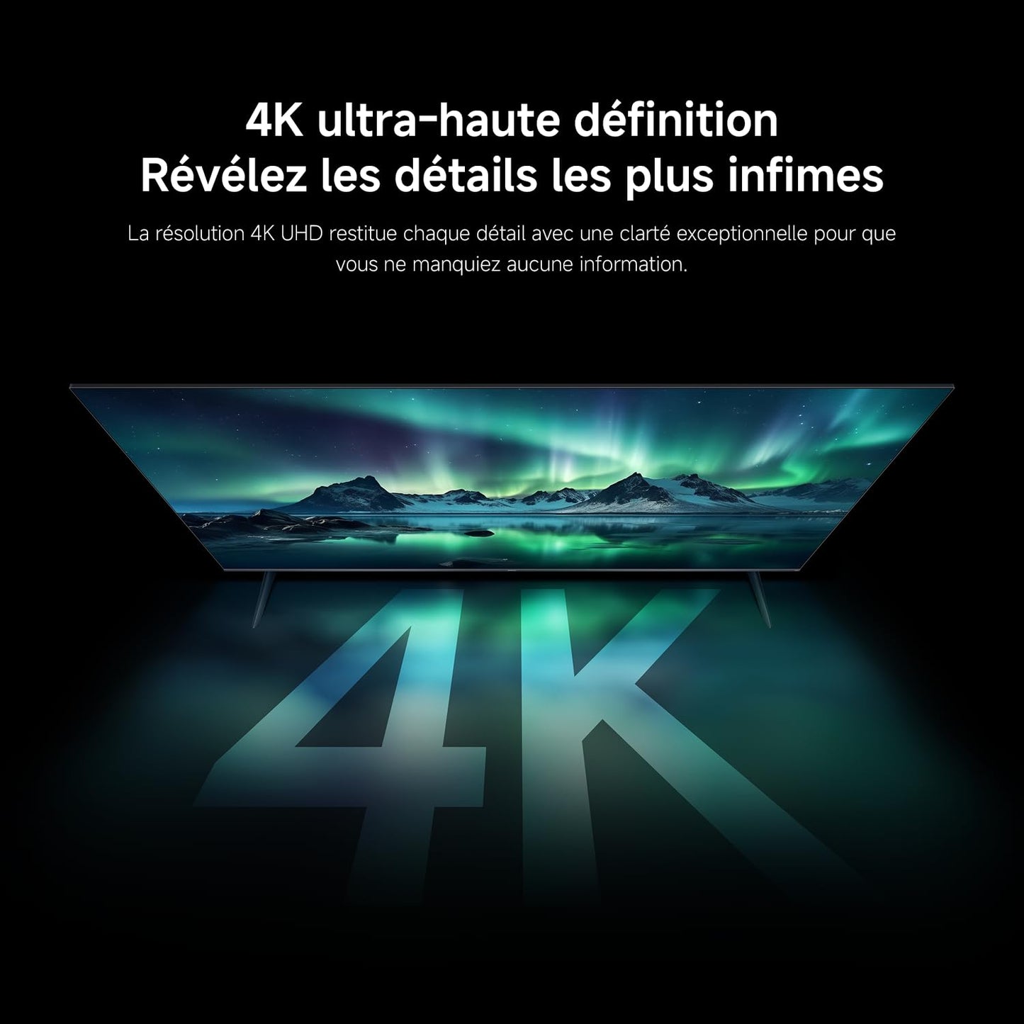 XIAOMI TV F Pro 75, 190 cm (75 Pouces), 4K UHD QLED, Smart TV, Fire TV, Contrôle Vocal Alexa, HDR10+, Mode Game Boost 120Hz, MEMC, 2Go+32Go, Compatible avec AirPlay