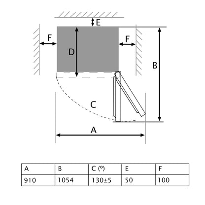 Cecotec Réfrigérateur de deux portes Bolero CoolMarket 2D 211 White E. Réfrigérateur blanc, 143 cm de haut, 211 L, Dégivrage, classe E, mode Congélation Rapide.