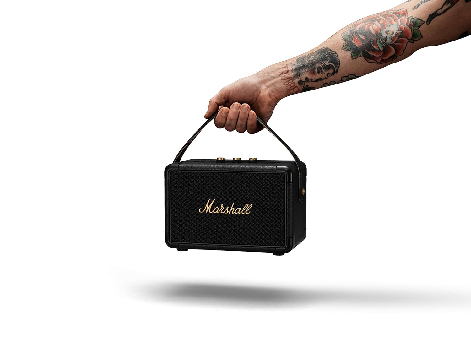 Marshall Kilburn II Enceinte Bluetooth Portatif - Noir et Laiton
