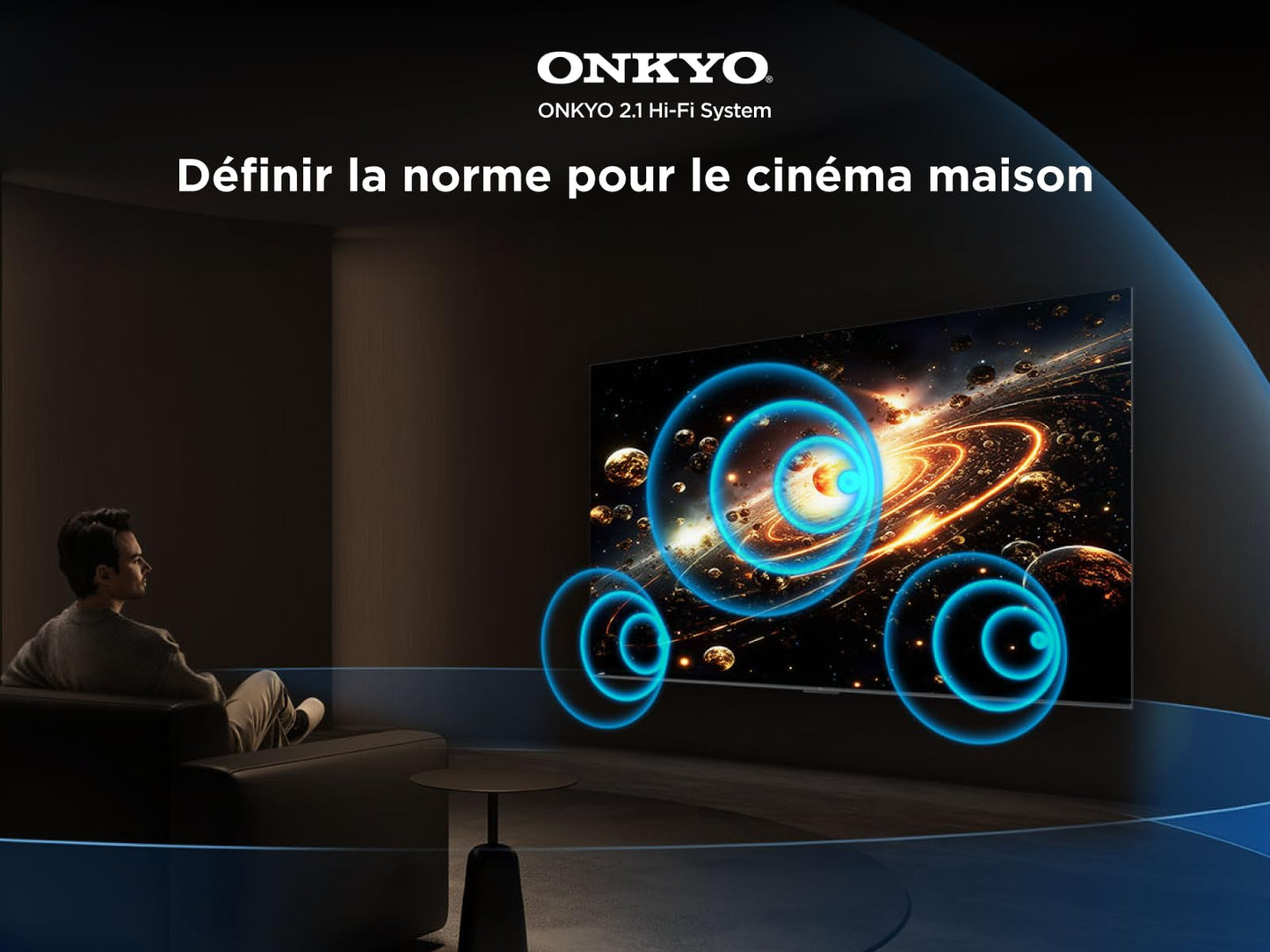 TCL 75Q6C QD-Mini LED TV, 4K HDR Premium 1000nits, Smart TV alimenté par Google (Dolby Vision IQ et Atmos, système Audio Onkyo 2.1, Motion Clarity Pro 144Hz, contrôle Vocal Mains Libres)