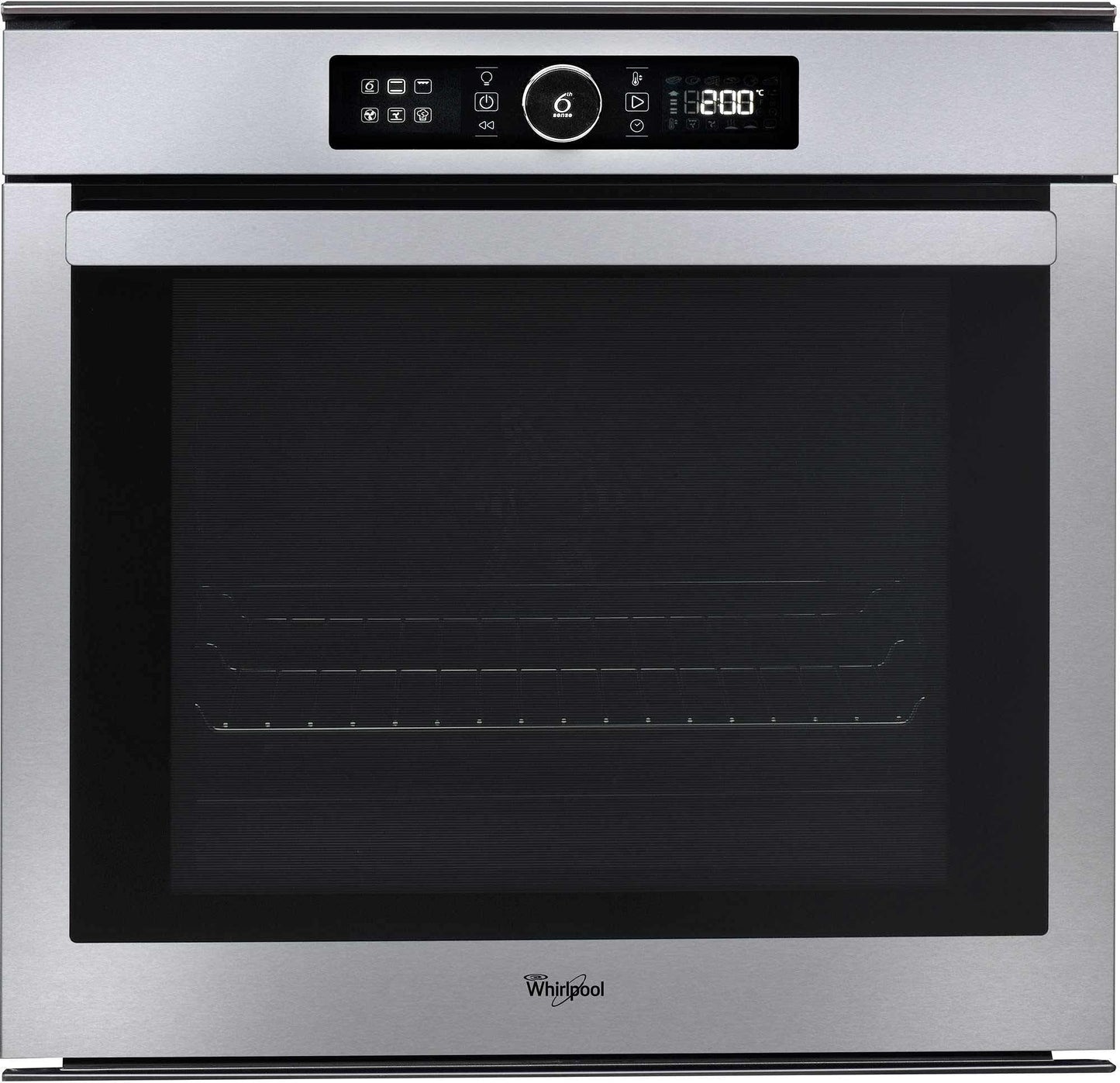 Four encastrable pyrolyse Whirlpool AKZM8530IX - Four multifonction / 73 litres / Classe A / Inox / Rails télescopiques / Injection de vapeur