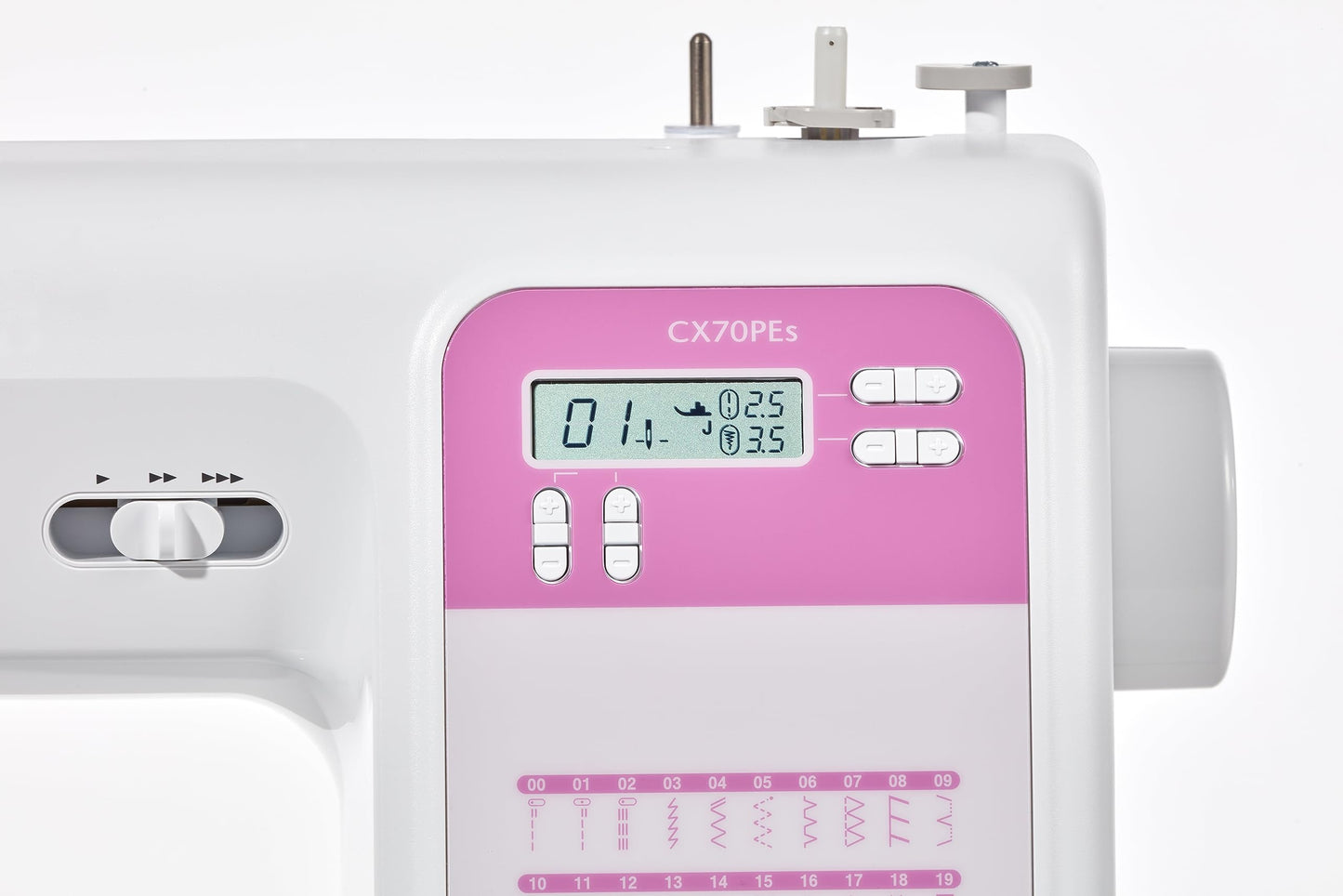 Brother CX70PES (Nouveau Modèle) - Machine à coudre électronique avec 70 points de Couture, Blanc