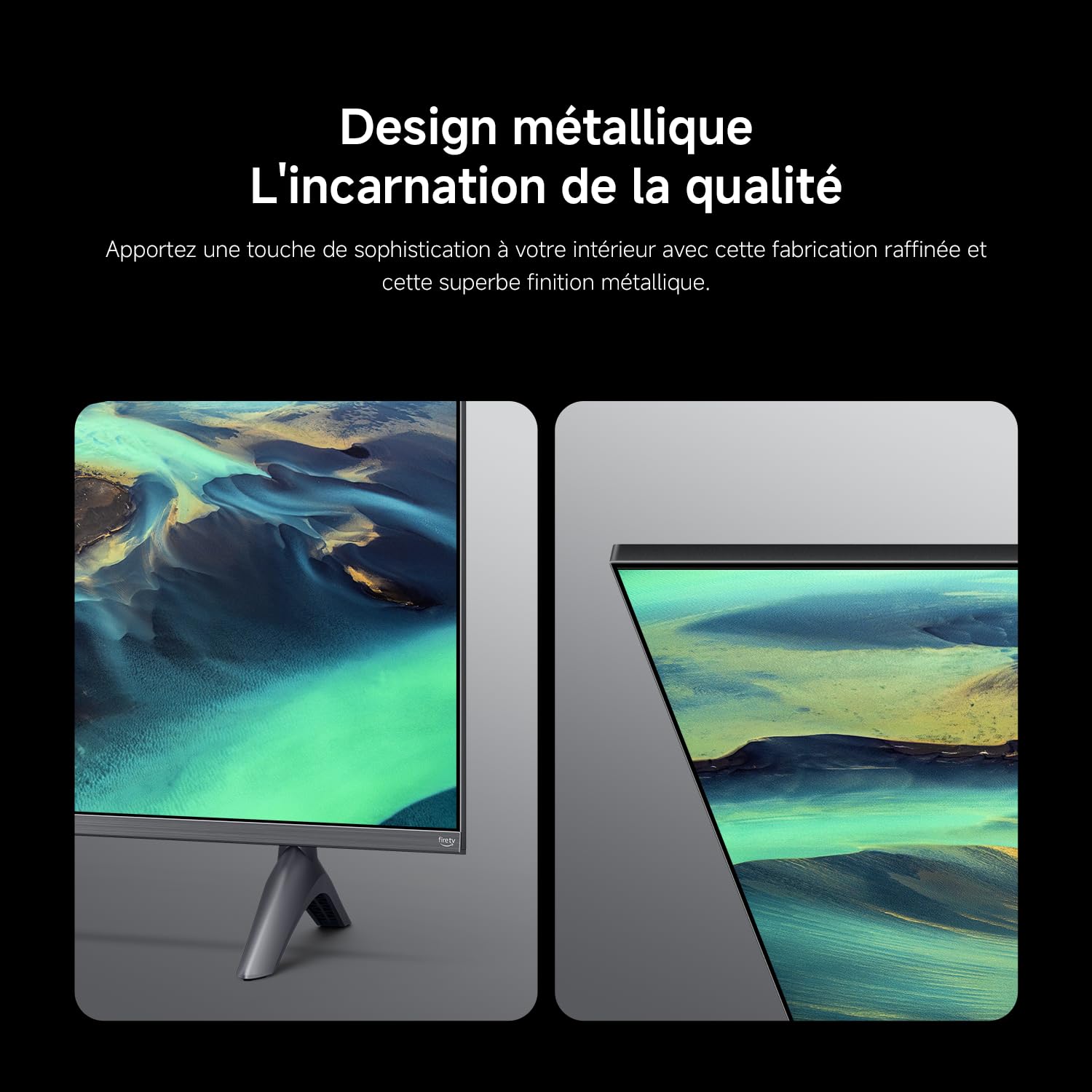 XIAOMI TV F Pro 43, 101 cm (43 Pouces), 4K UHD QLED, Smart TV, Fire TV, Contrôle Vocal Alexa, HDR10+, MEMC, 2Go+32Go, Compatible avec AirPlay