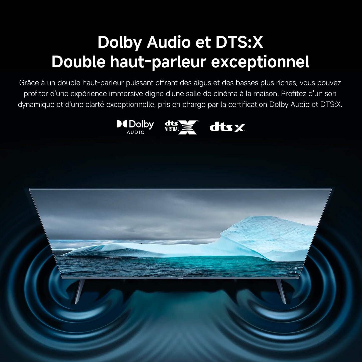XIAOMI TV F Pro 43, 101 cm (43 Pouces), 4K UHD QLED, Smart TV, Fire TV, Contrôle Vocal Alexa, HDR10+, MEMC, 2Go+32Go, Compatible avec AirPlay