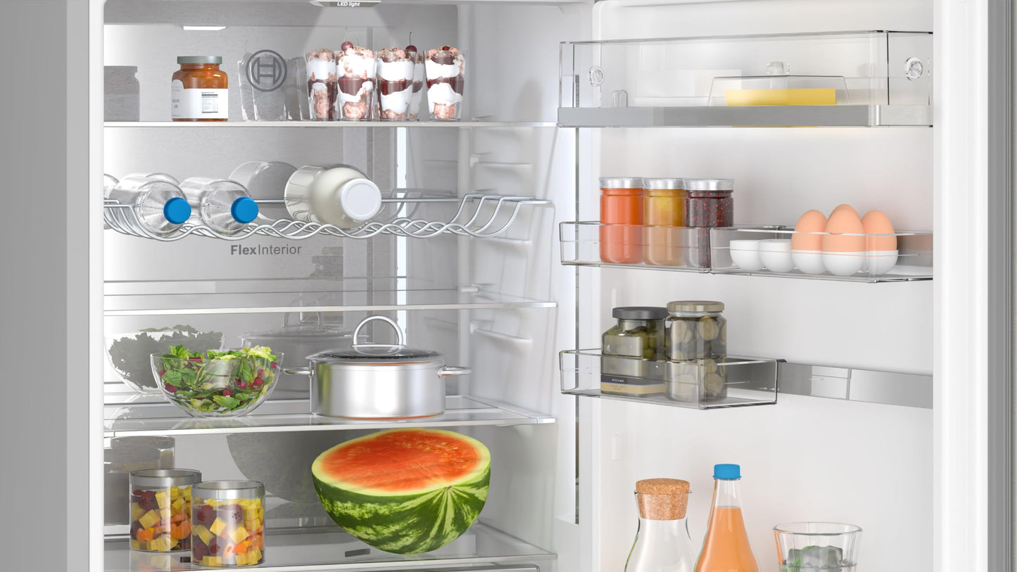 Bosch KGN49AIBT, Série 6, Réfrigérateur combiné pose-libre, 440 L, 203 x 70 (H x L), Inox anti trace de doigts