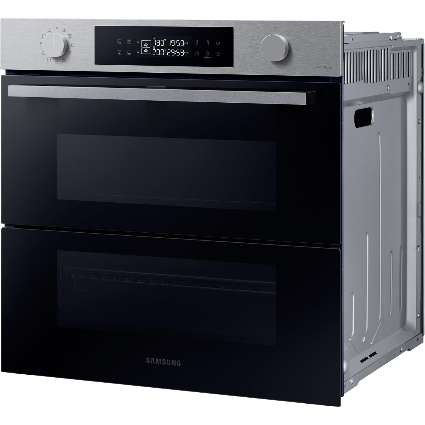 SAMSUNG Four encastrable pyrolyse NV7B45305AS dual cook flex,76 litres, wifi