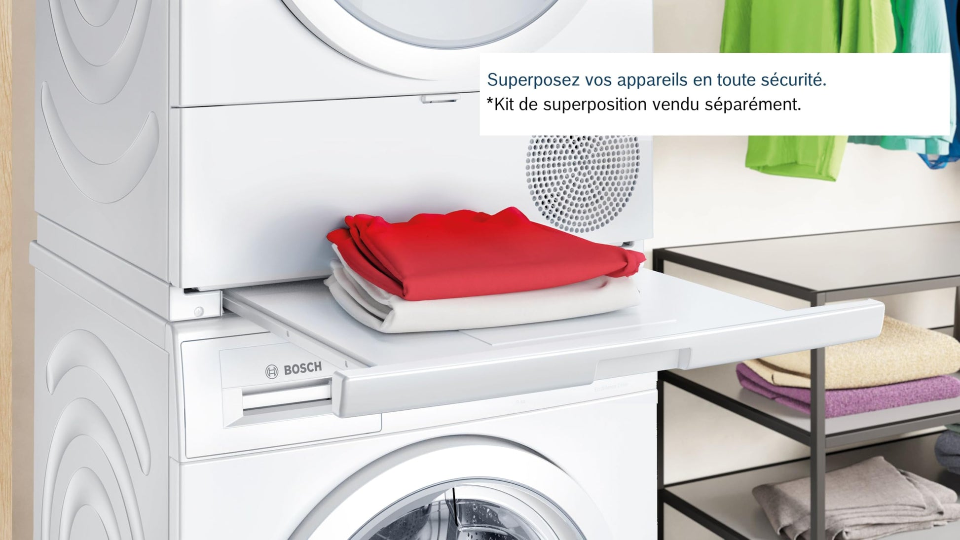 BSH Electroménager WQG1420DFR, Série 6, Sèche linge, Pompe à chaleur, 9 kg, Blanc