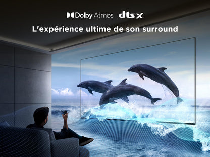 TCL 50T6C Fire TV 50 Pouces QLED 4K UHD Smart TV, HDR (Multi-Format), Dolby Atmos, Motion Clarity