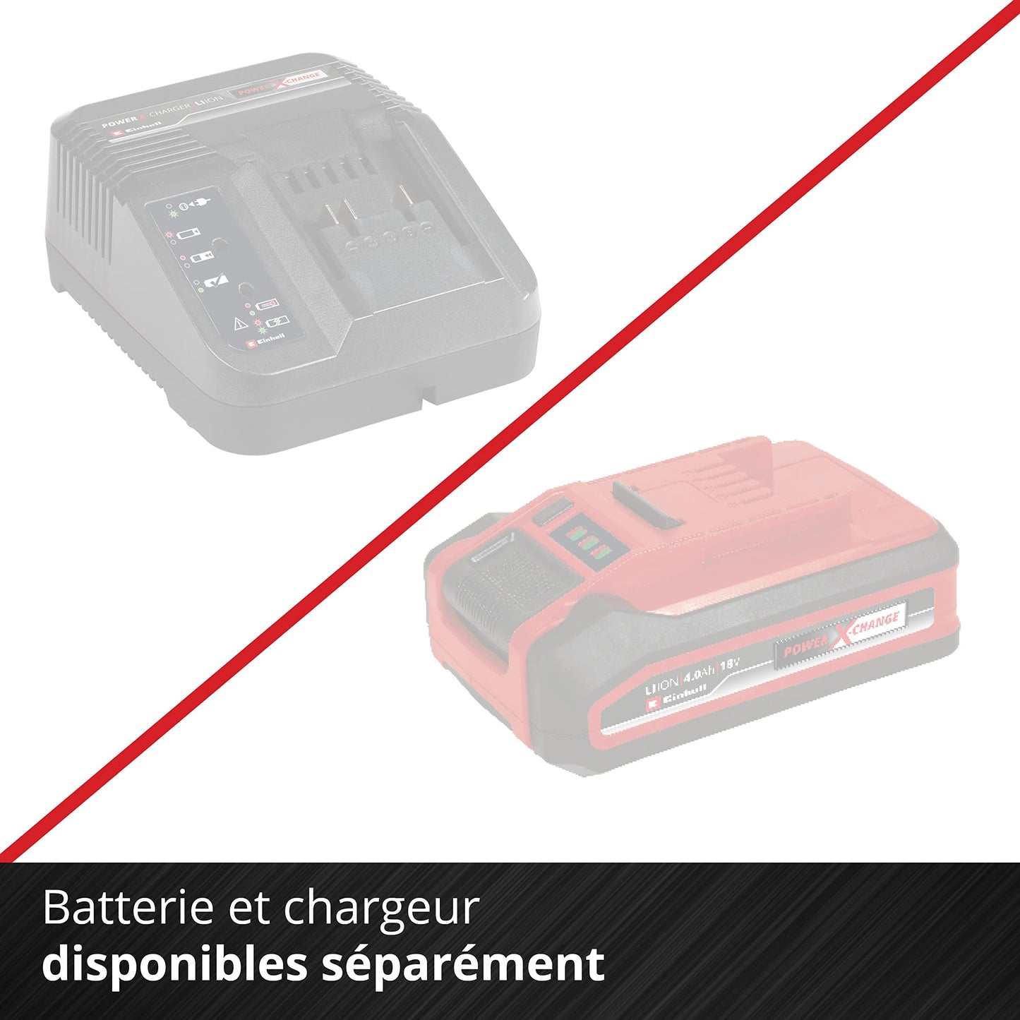 Einhell Scarificateur-aérateur sans fil GE-SA 36/35 Li-Solo Power X-Change (36 V, moteur sans charbon, rouleau de scarification 35 cm) Livré sans batterie ni chargeur