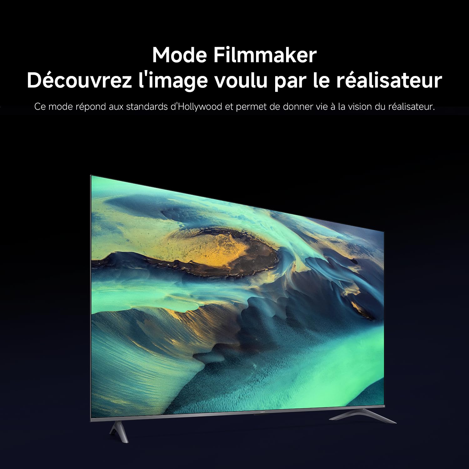 XIAOMI TV F Pro 75, 190 cm (75 Pouces), 4K UHD QLED, Smart TV, Fire TV, Contrôle Vocal Alexa, HDR10+, Mode Game Boost 120Hz, MEMC, 2Go+32Go, Compatible avec AirPlay
