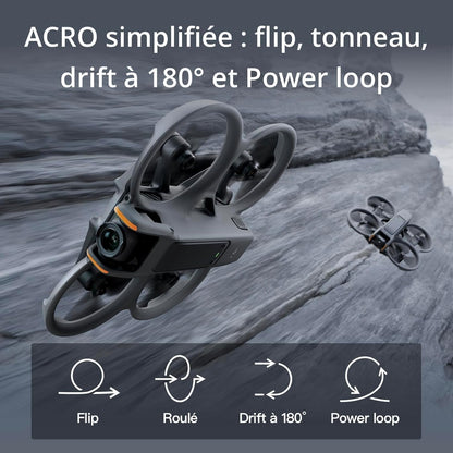 Bundle Fly Smart DJI Avata 2 (trois batteries), drone FPV avec caméra 4K, expérience immersive, protection d’hélice intégrée, FOV de 155°, drone caméra avec Goggles N3 et RC Motion 3