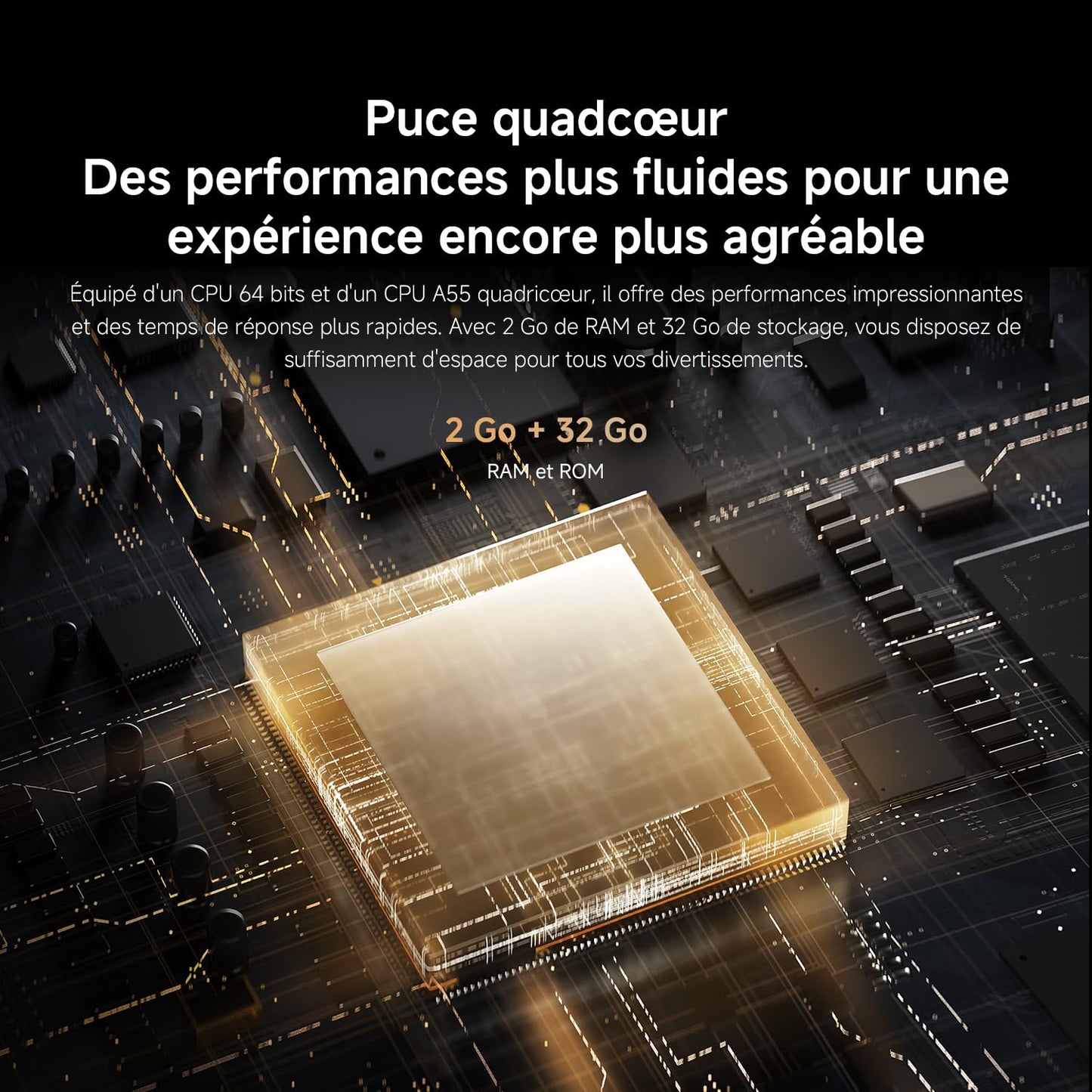 XIAOMI TV F Pro 75, 190 cm (75 Pouces), 4K UHD QLED, Smart TV, Fire TV, Contrôle Vocal Alexa, HDR10+, Mode Game Boost 120Hz, MEMC, 2Go+32Go, Compatible avec AirPlay