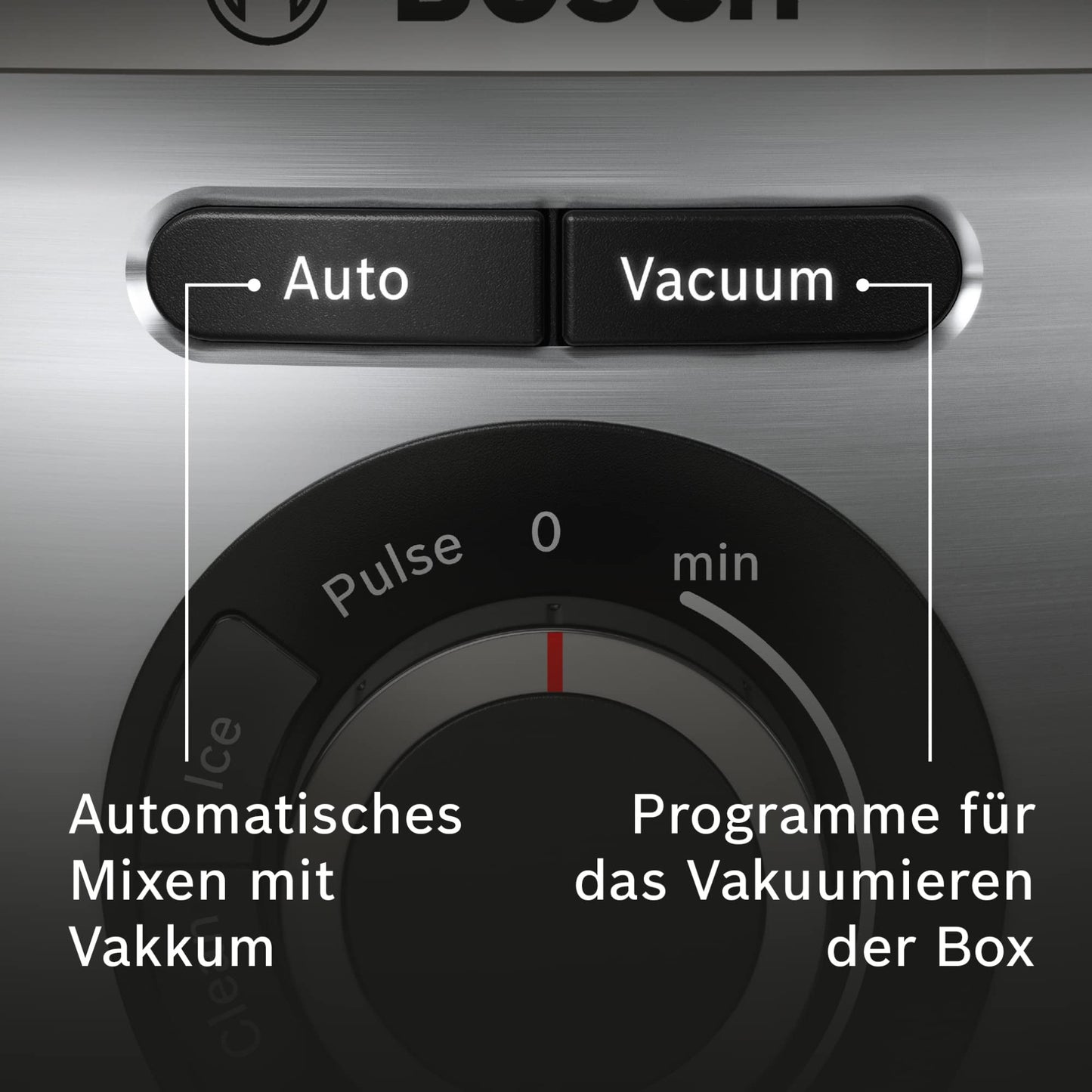 Bosch Electroménager - MMBV622M Blender sous vide VitaPower Série 8 – Grande préservation des vitamines – Gourde to go avec valve sous-vide – 1,5 L –