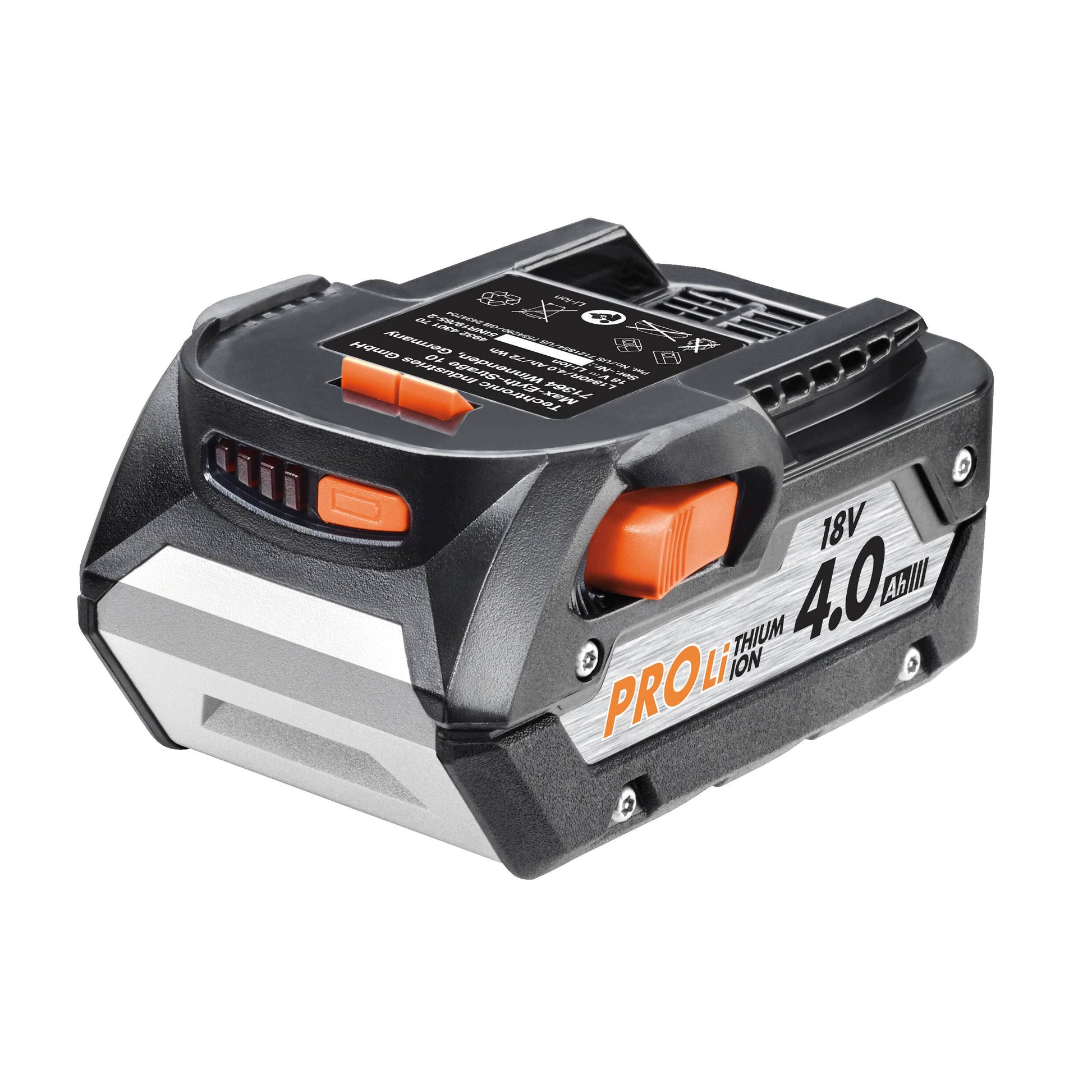 AEG - Pack 3 outils Brushless - Perceuse à percussion 18V, boulonneuse à chocs 18V, meuleuse 125 mm 18V, 2 batteries 4,0 Ah, chargeur, sac de rangement - JP18AA3-402B LK1