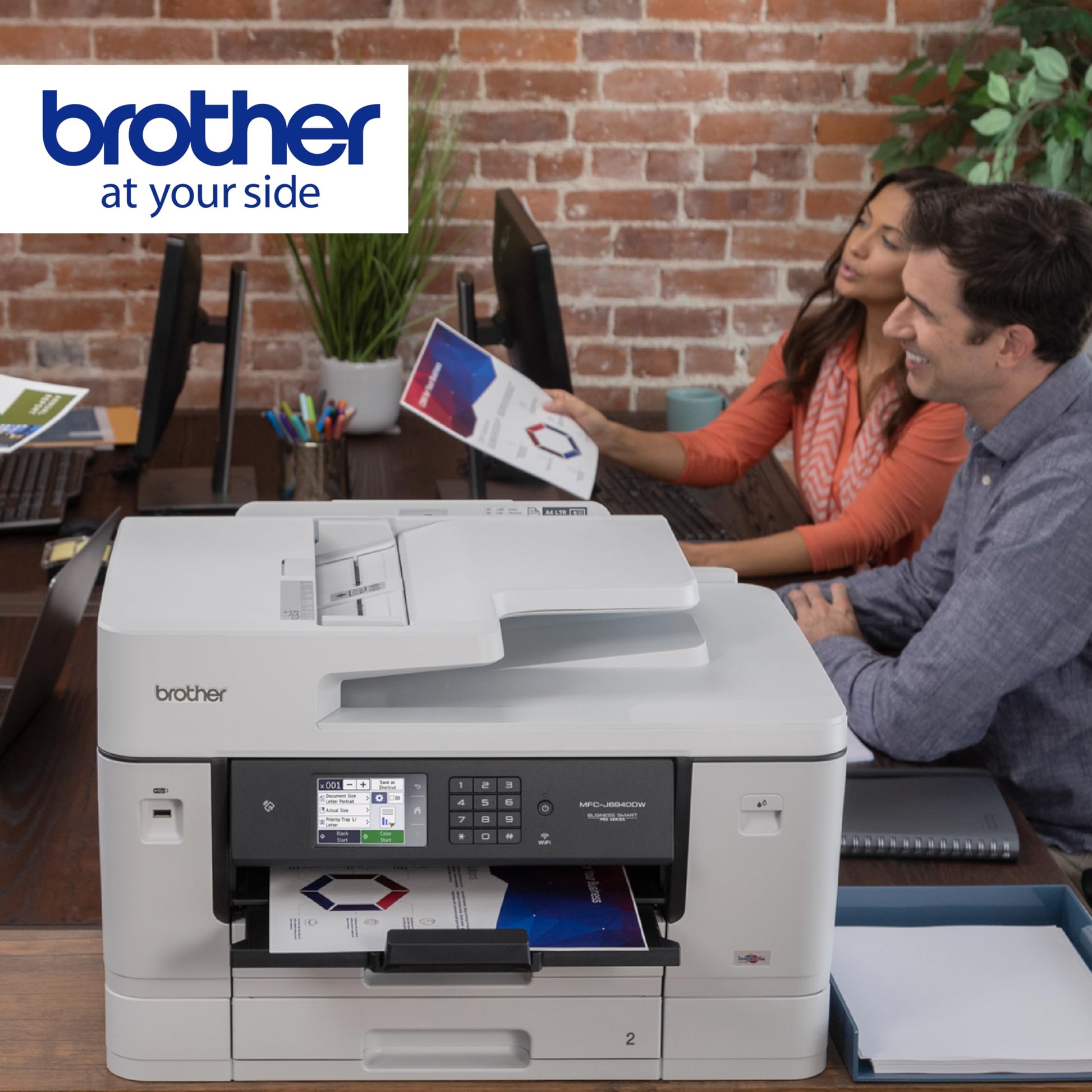 Brother MFC-J6940DW - Imprimante Multifonction 4 en 1 (Impression/Copie/Scan/Fax) - Jet d'encre Couleur - A4/A3 - Bacs de 2 x 250 Feuilles - Impression-Numérisation-Copie-Fax - Wifi Direct